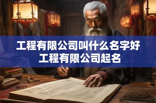 工程有限公司叫什么名字好 工程有限公司起名 工程有限公司叫什么名字好 工程有限公司起名