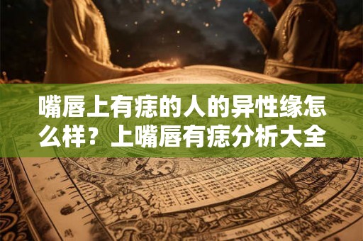 嘴唇上有痣的人的异性缘怎么样?上嘴唇有痣分析大全 嘴唇上有痣的人的异性缘怎么样?上嘴唇有痣分析大全