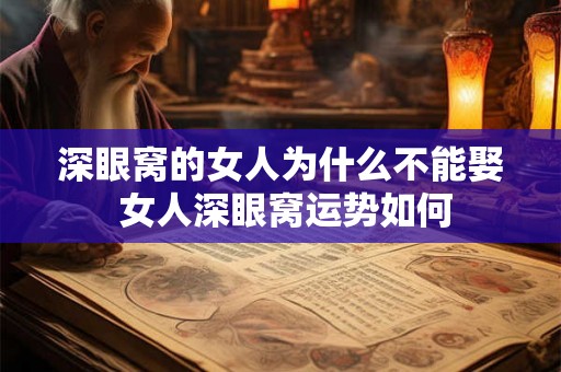 深眼窝的女人为什么不能娶 女人深眼窝运势如何 深眼窝的女人为什么不能娶 女人深眼窝运势如何