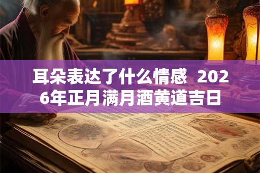 耳朵表达了什么情感  2026年正月满月酒黄道吉日