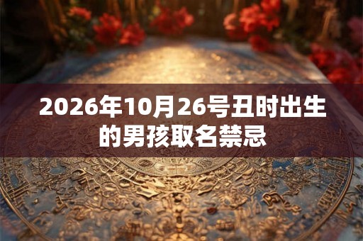 2026年10月26号丑时出生的男孩取名禁忌 2026年10月26号丑时出生的男孩取名禁忌