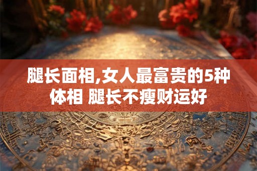 腿长面相,女人最富贵的5种体相 腿长不瘦财运好 腿长面相,女人最富贵的5种体相 腿长不瘦财运好