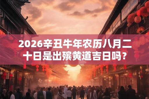 2026辛丑牛年农历八月二十日是出殡黄道吉日吗？