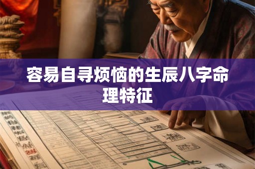 容易自寻烦恼的生辰八字命理特征
