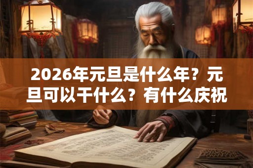 2026年元旦是什么年？元旦可以干什么？有什么庆祝方式？