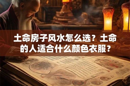 土命房子风水怎么选？土命的人适合什么颜色衣服？