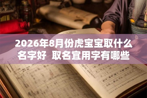 2026年8月份虎宝宝取什么名字好  取名宜用字有哪些