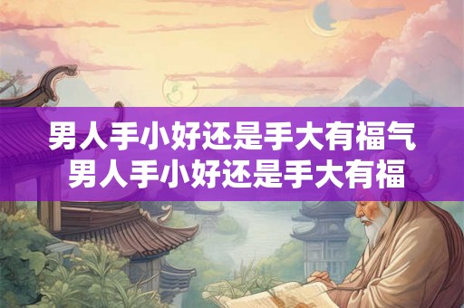 男人手小好还是手大有福气 男人手小好还是手大有福气