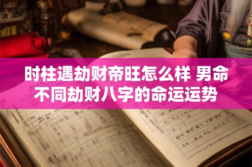 时柱遇劫财帝旺怎么样 男命不同劫财八字的命运运势