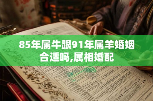 85年属牛跟91年属羊婚姻合适吗,属相婚配