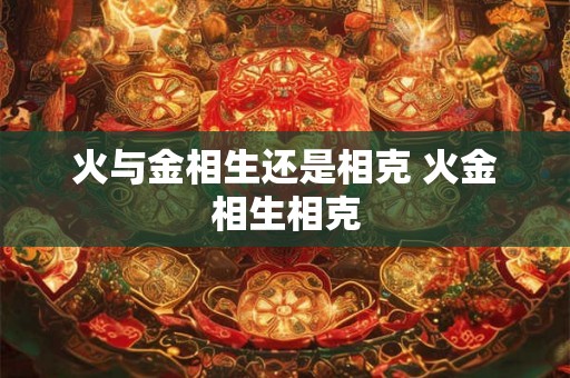 火与金相生还是相克 火金相生相克