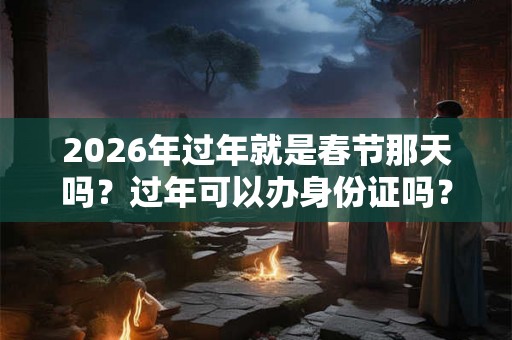 2026年过年就是春节那天吗？过年可以办身份证吗？