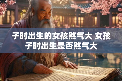 子时出生的女孩煞气大 女孩子时出生是否煞气大