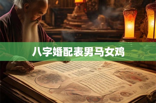 八字婚配表男马女鸡