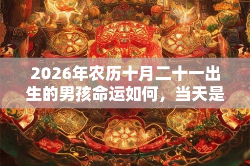 2026年农历十月二十一出生的男孩命运如何，当天是吉日吗？