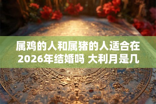 属鸡的人和属猪的人适合在2026年结婚吗 大利月是几月