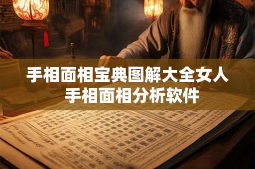手相面相宝典图解大全女人  手相面相分析软件