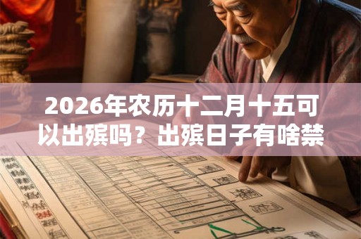 2026年农历十二月十五可以出殡吗?出殡日子有啥禁忌? 2026年农历十二月十五可以出殡吗?出殡日子有啥禁忌?