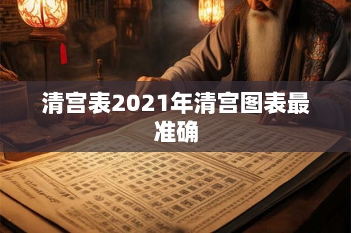 清宫表2021年清宫图表最准确