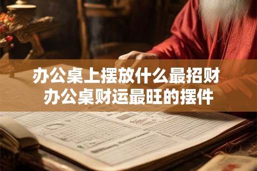 办公桌上摆放什么最招财 办公桌财运最旺的摆件