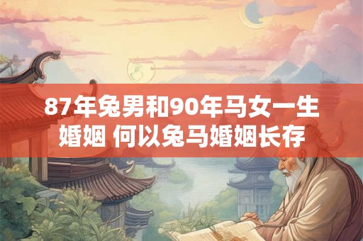 87年兔男和90年马女一生婚姻 何以兔马婚姻长存