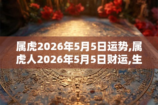 属虎2026年5月5日运势,属虎人2026年5月5日财运,生肖虎2026年5月5日运势 属虎2026年5月5日运势,属虎人2026年5月5日财运,生肖虎2026年5月5日运势