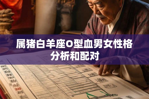 属猪白羊座O型血男女性格分析和配对