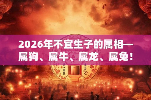 2026年不宜生子的属相—属狗、属牛、属龙、属兔！