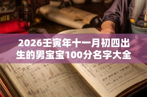2026壬寅年十一月初四出生的男宝宝100分名字大全