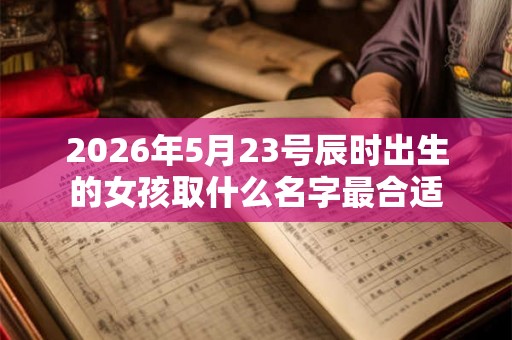 2026年5月23号辰时出生的女孩取什么名字最合适