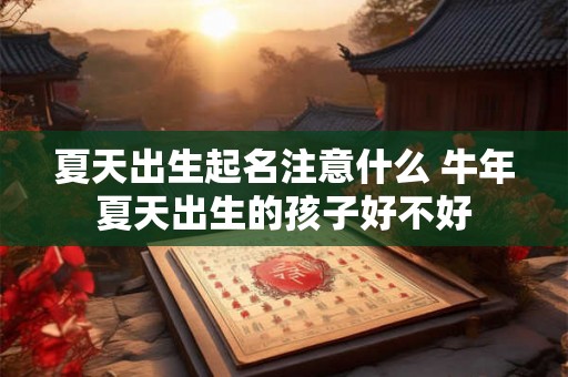 夏天出生起名注意什么 牛年夏天出生的孩子好不好 夏天出生起名注意什么 牛年夏天出生的孩子好不好
