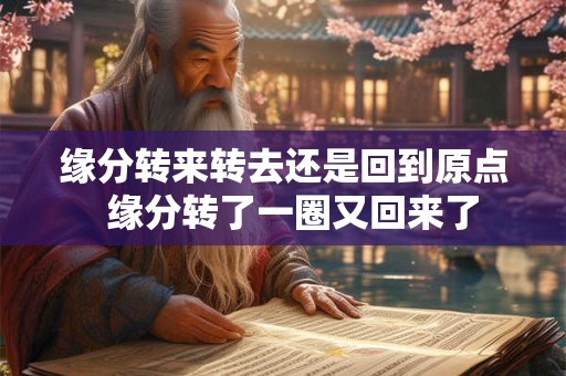 缘分转来转去还是回到原点  缘分转了一圈又回来了