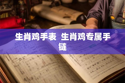 生肖鸡手表  生肖鸡专属手链