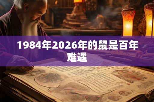 1984年2026年的鼠是百年难遇