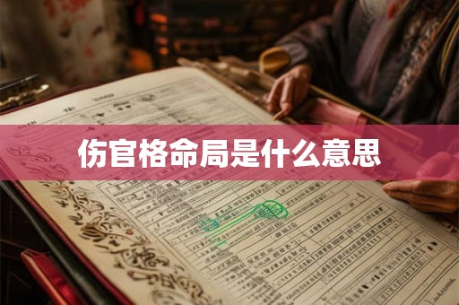伤官格命局是什么意思