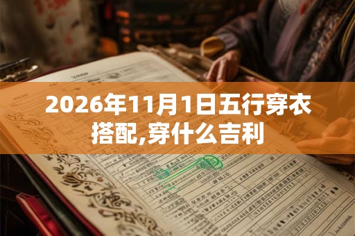 2026年11月1日五行穿衣搭配,穿什么吉利 2026年11月1日五行穿衣搭配,穿什么吉利