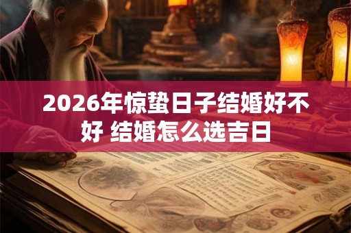 2026年惊蛰日子结婚好不好 结婚怎么选吉日