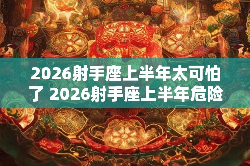 2026射手座上半年太可怕了 2026射手座上半年危险吗 2026射手座上半年太可怕了 2026射手座上半年危险吗