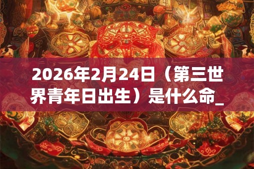 2026年2月24日（第三世界青年日出生）是什么命_命运如何