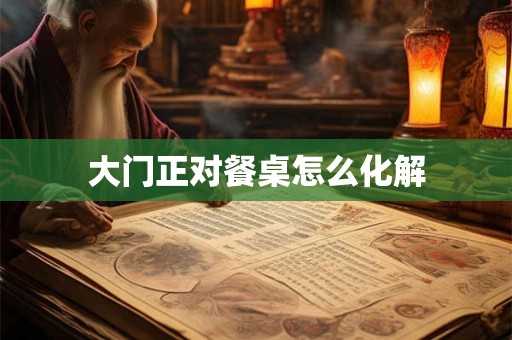 大门正对餐桌怎么化解