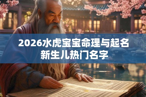 2026水虎宝宝命理与起名 新生儿热门名字