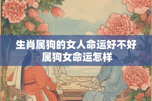 生肖属狗的女人命运好不好 属狗女命运怎样
