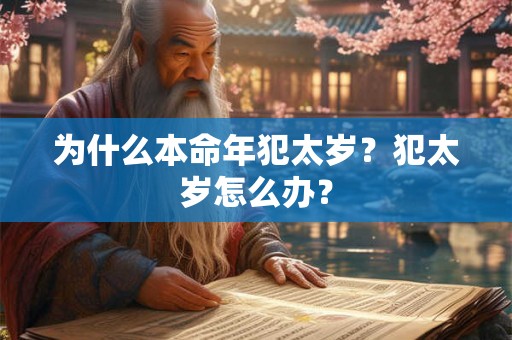 为什么本命年犯太岁?犯太岁怎么办? 为什么本命年犯太岁?犯太岁怎么办?