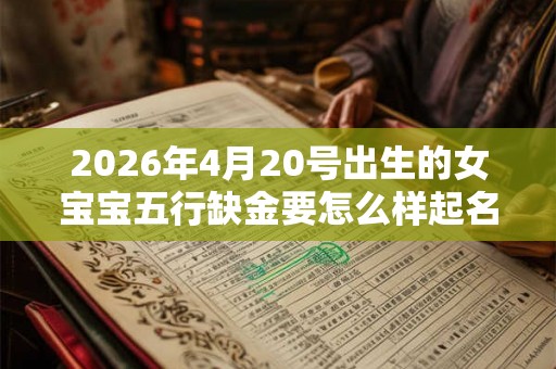 2026年4月20号出生的女宝宝五行缺金要怎么样起名字