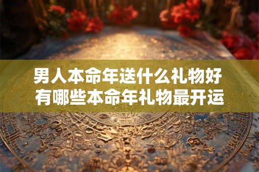 男人本命年送什么礼物好 有哪些本命年礼物最开运