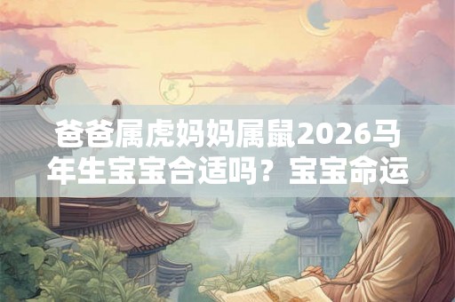 爸爸属虎妈妈属鼠2026马年生宝宝合适吗？宝宝命运如何？