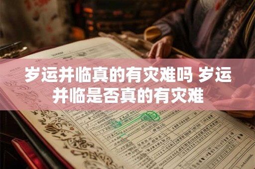 岁运并临真的有灾难吗 岁运并临是否真的有灾难