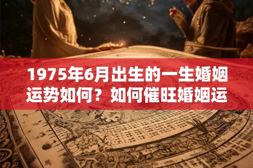 1975年6月出生的一生婚姻运势如何？如何催旺婚姻运势？