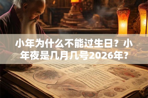 小年为什么不能过生日？小年夜是几月几号2026年？