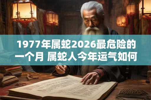 1977年属蛇2026最危险的一个月 属蛇人今年运气如何